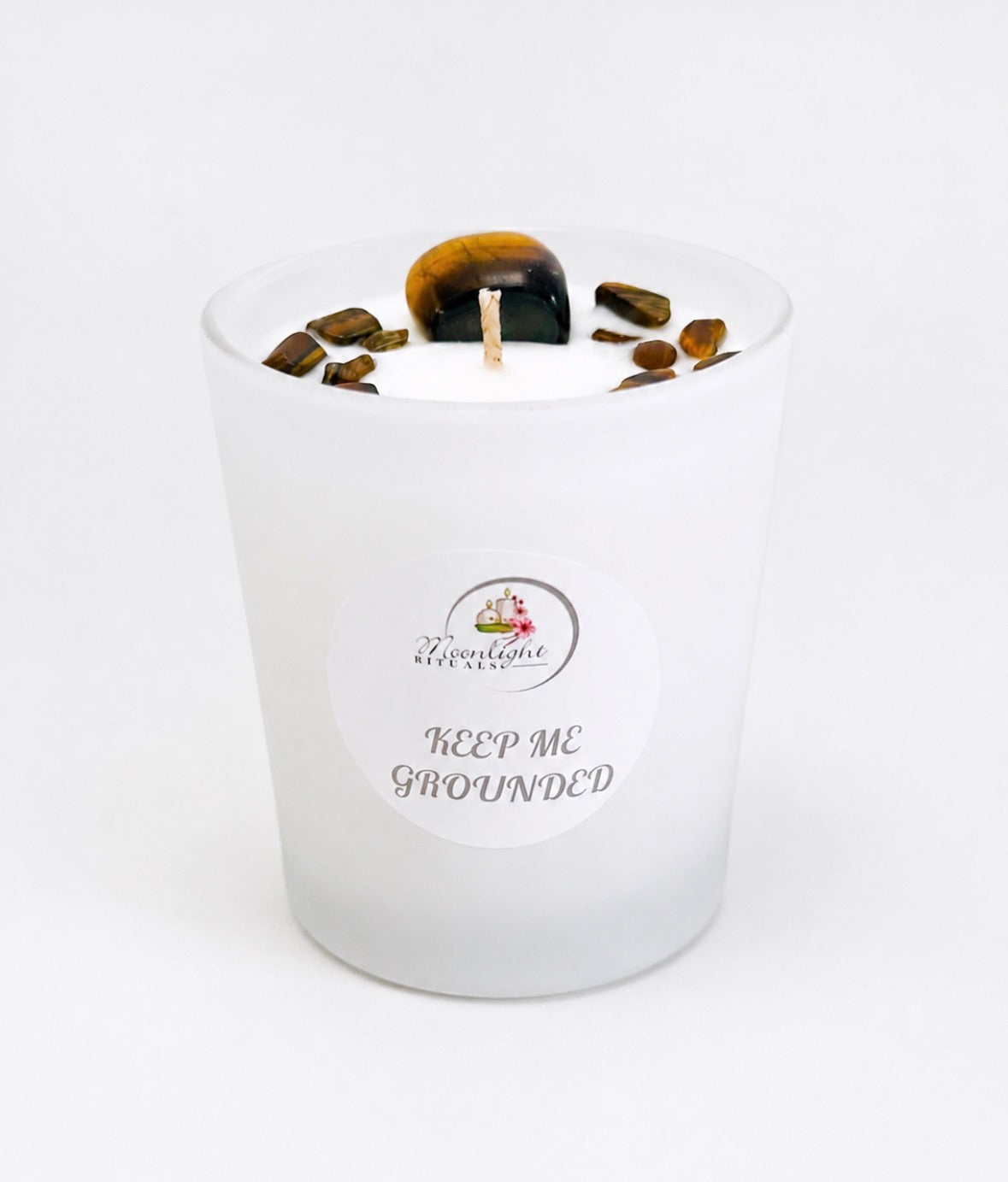 Large keep me grounded candle