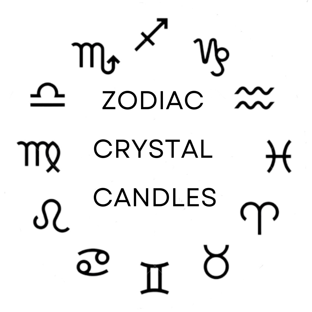 Zodiac Crystal Candle