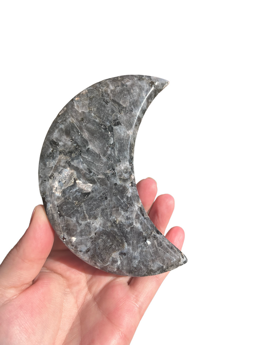 LARVIKITE CRESCENT MOON