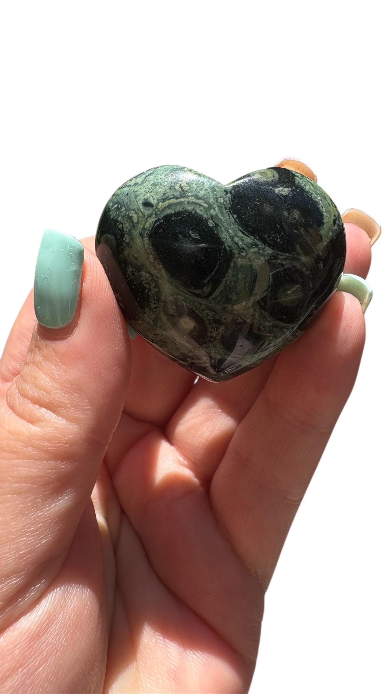 Kambaba Jasper heart