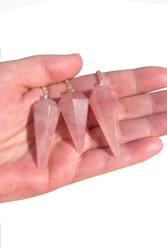 Rose Quartz Pendulum