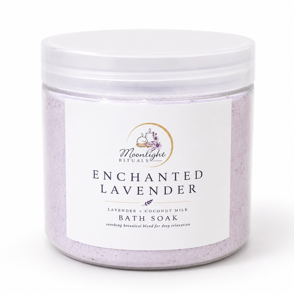 Enchanted lavender coconut milk soak