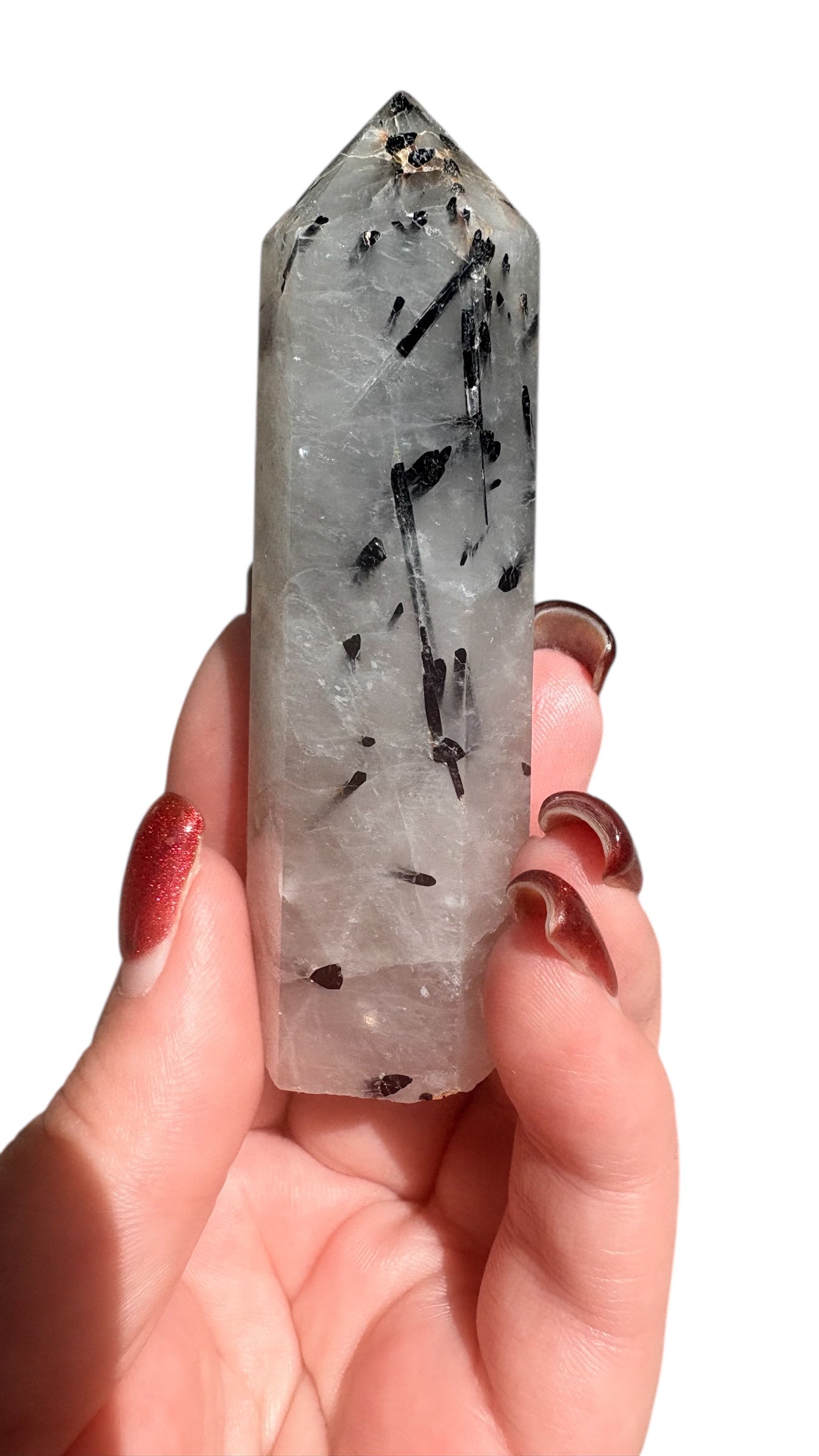 Tourmalinated Quartz Tower