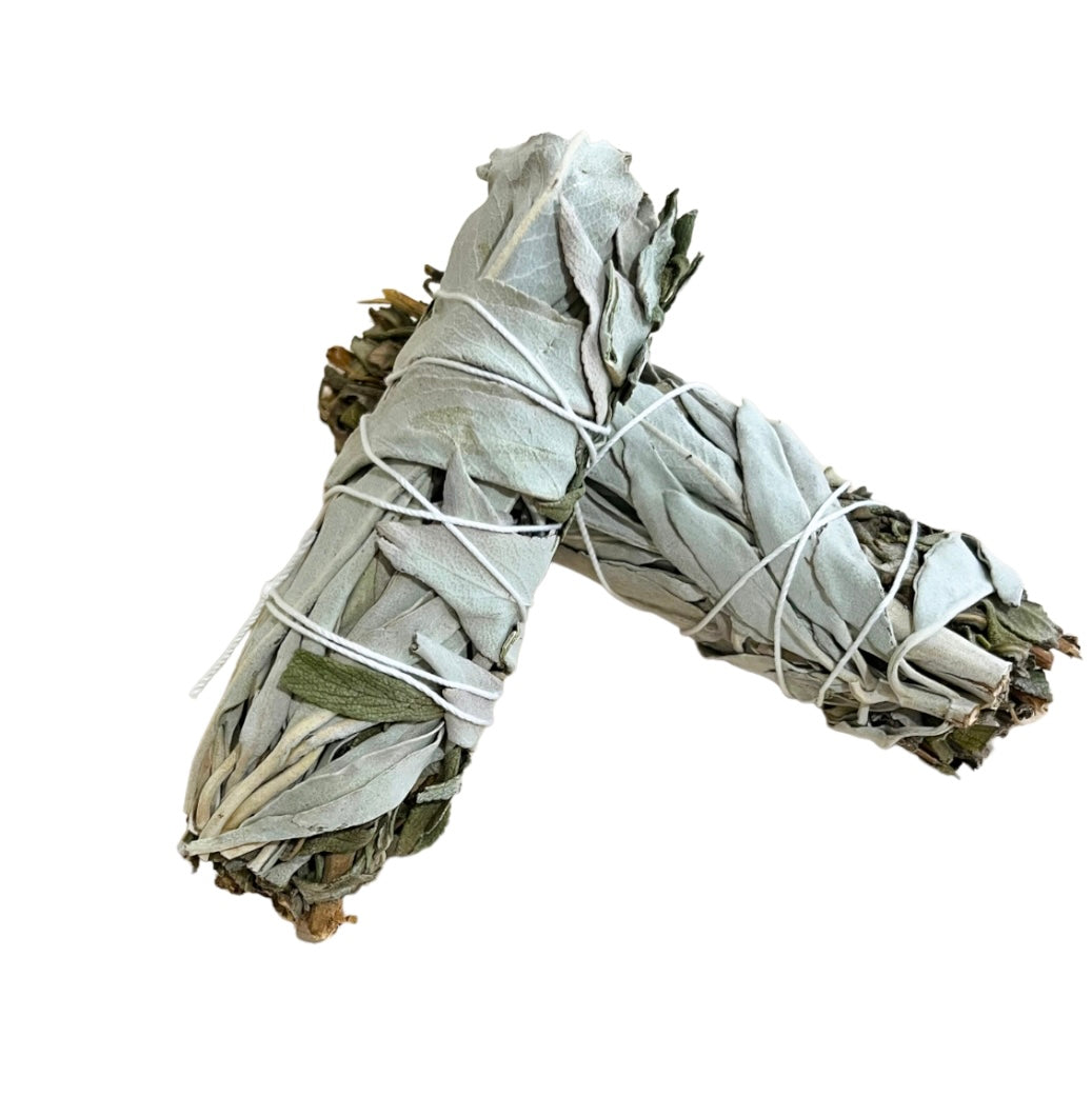 Lavender and white sage smudge stick