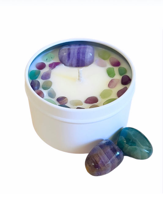 focus crystal candle 