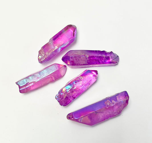 Purple Aura Quartz points